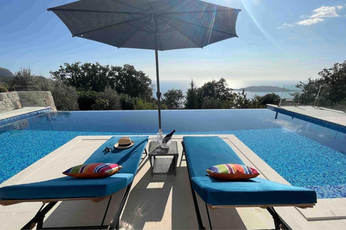 Luxury Villa In Montenegro Пржно Экстерьер фото